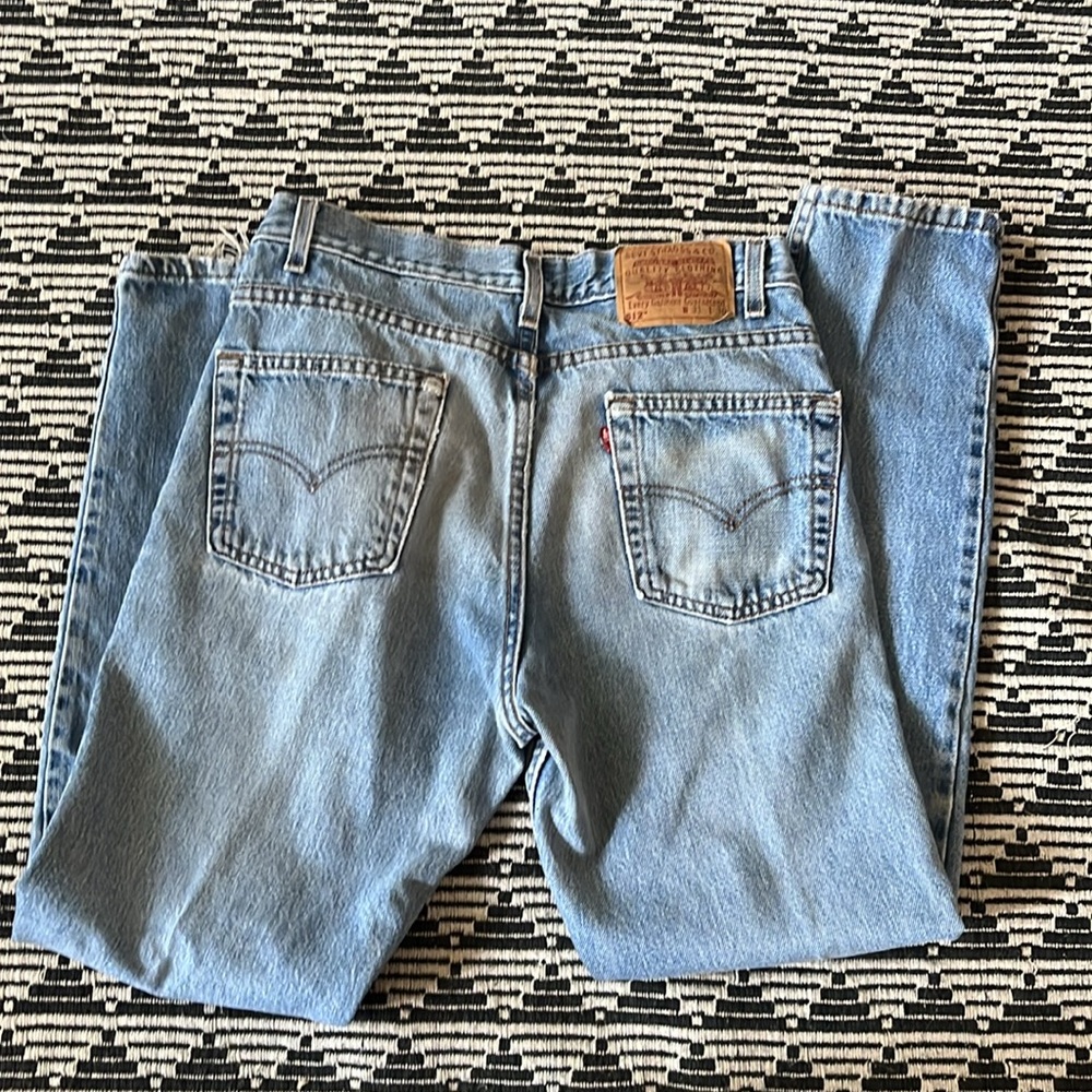 Vintage 90s men’s 31x30 Levi’s 512 slim fit tapered leg - Picture 4 of 8